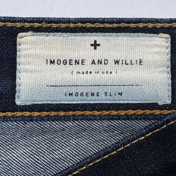 Imogene and Willie Imogene Slim Jeans Womens 26 Dark Wash Stretch Denim USA Made - Picture 3 of 16
